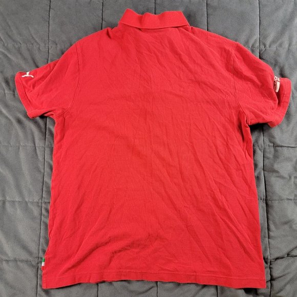 Puma Ferrari Shirt Mens XL Red Polo Scuderia Embroidered F1 Racing Short Sleeve - Picture 2 of 12